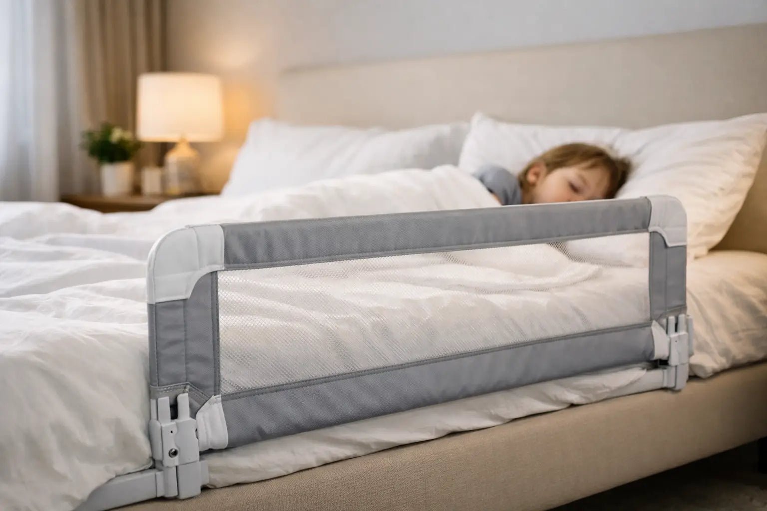 Barrera cama plegable para dormir con seguridad - BEBABI