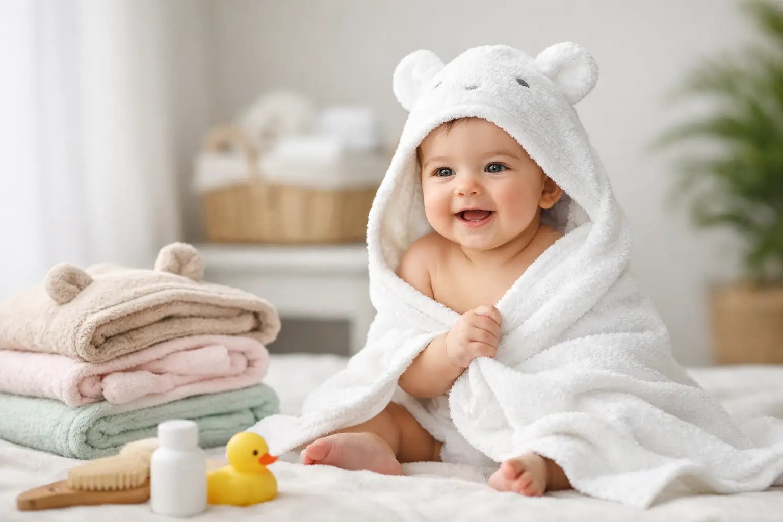 Capa de baño bebé: cómo elegir la adecuada - BEBABI