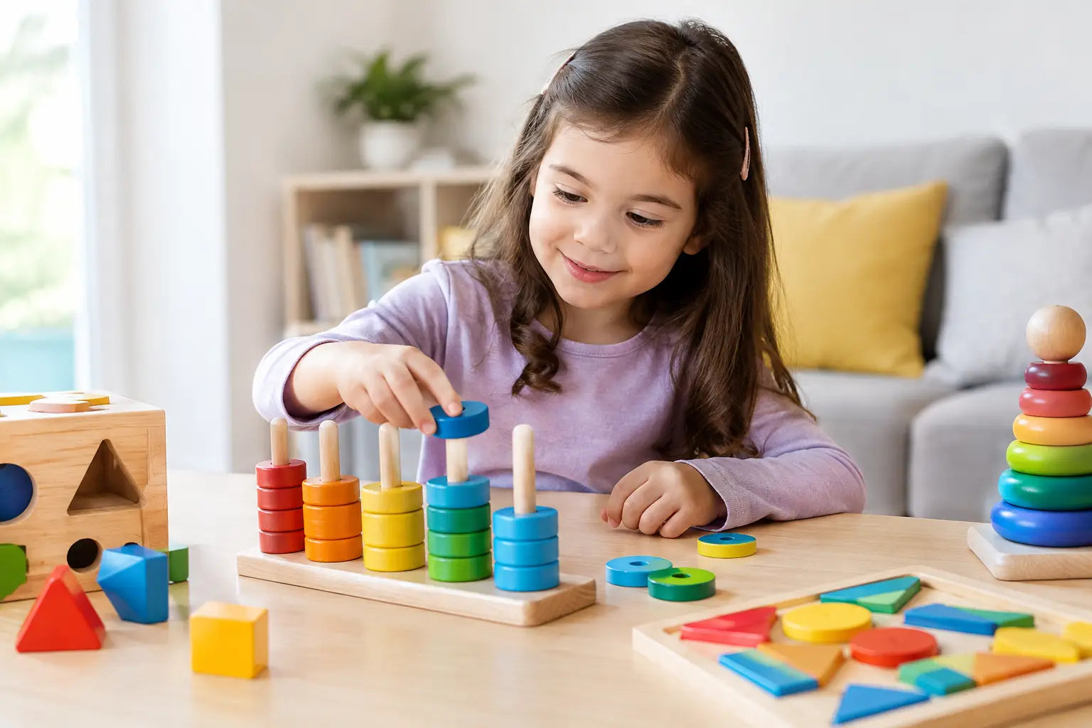 Juguetes educativos para aprender jugando en casa