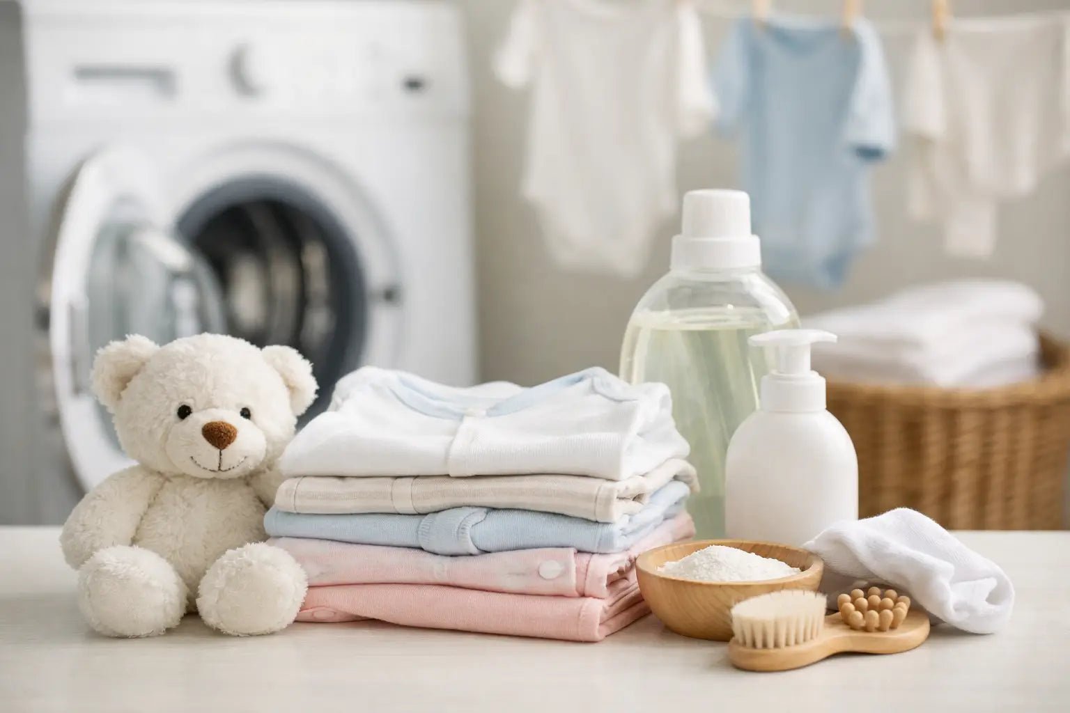 Cómo lavar ropa de bebé sin irritar su piel - BEBABI