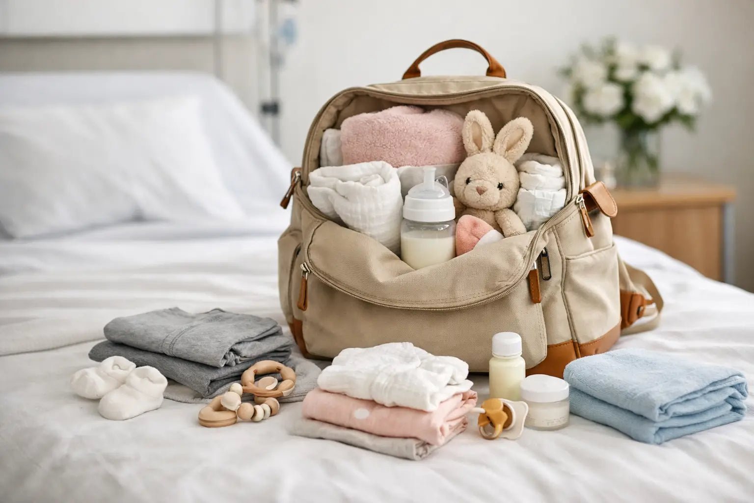 Cómo organizar la mochila de maternidad al hospital - BEBABI