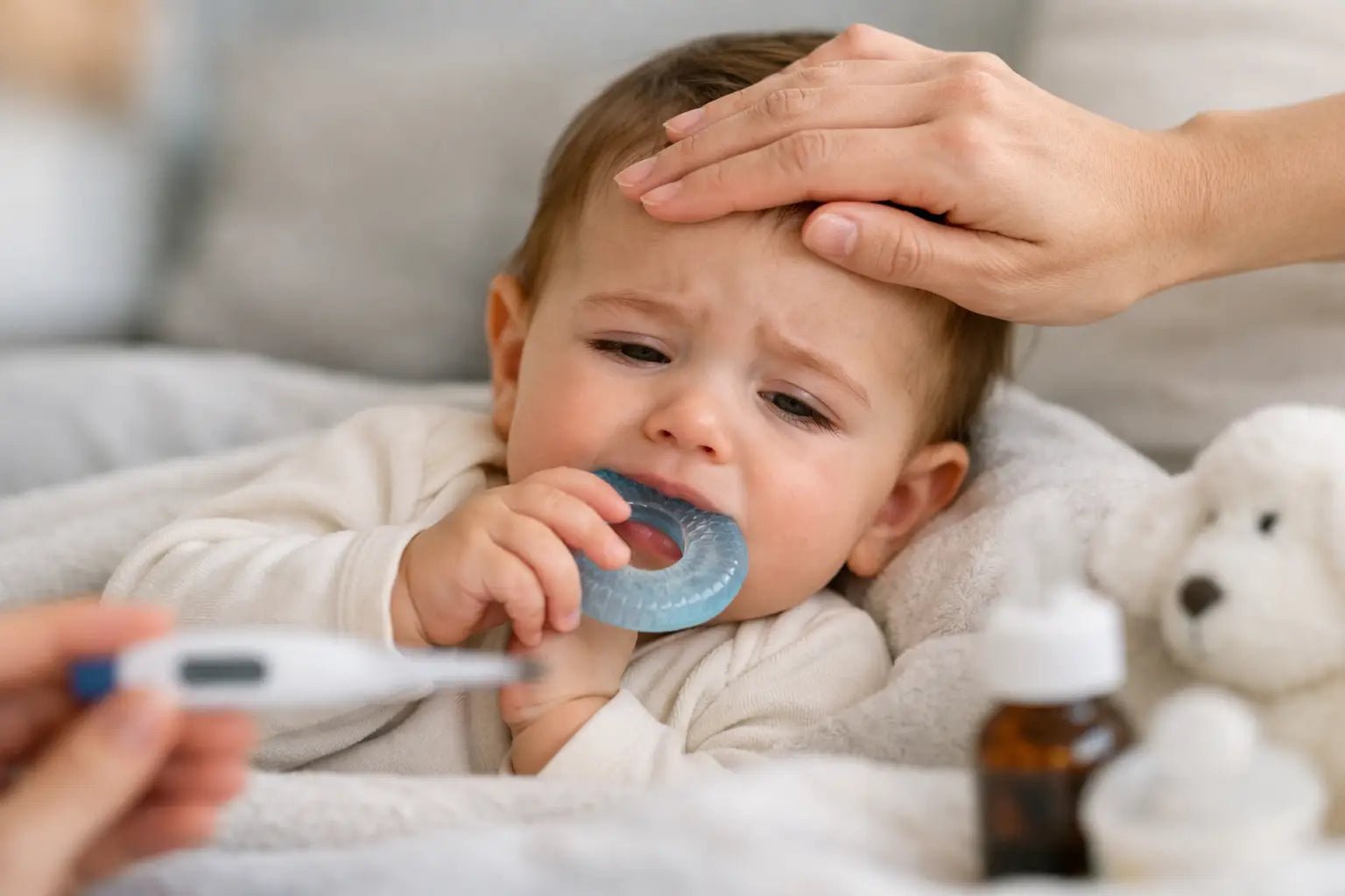 Fiebre dentición bebé: ¿cuándo preocuparse? - BEBABI