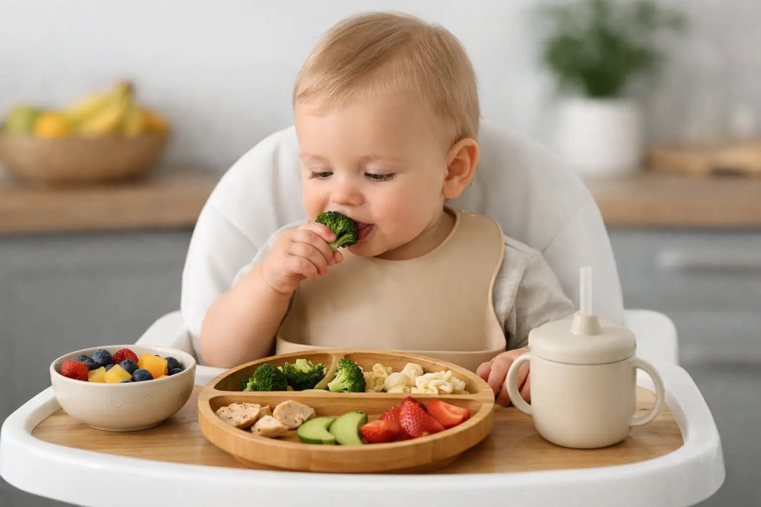 Guía de alimentación autónoma del bebé paso a paso - BEBABI