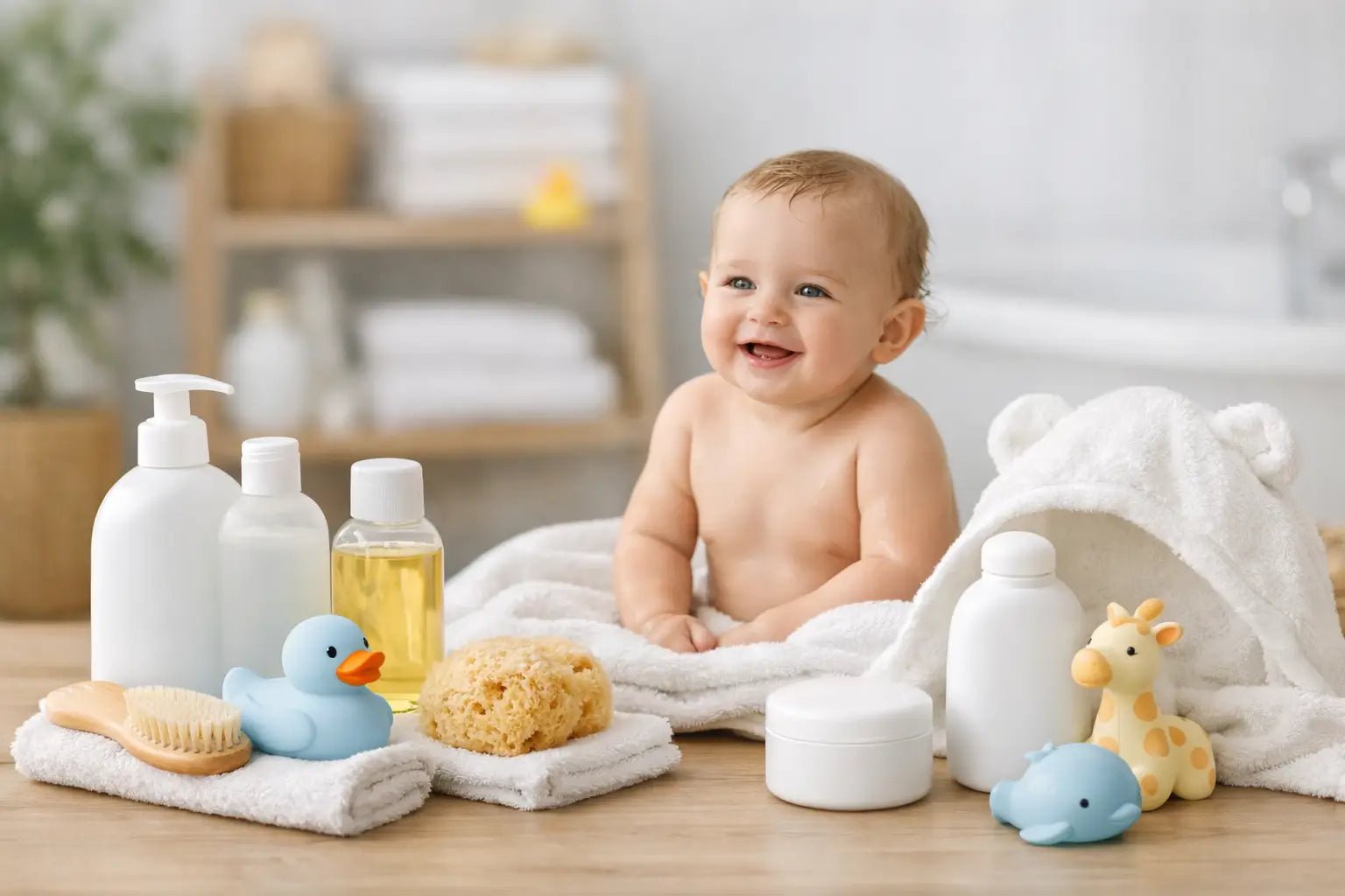 Guía de productos de baño para bebé que sí necesitas - BEBABI