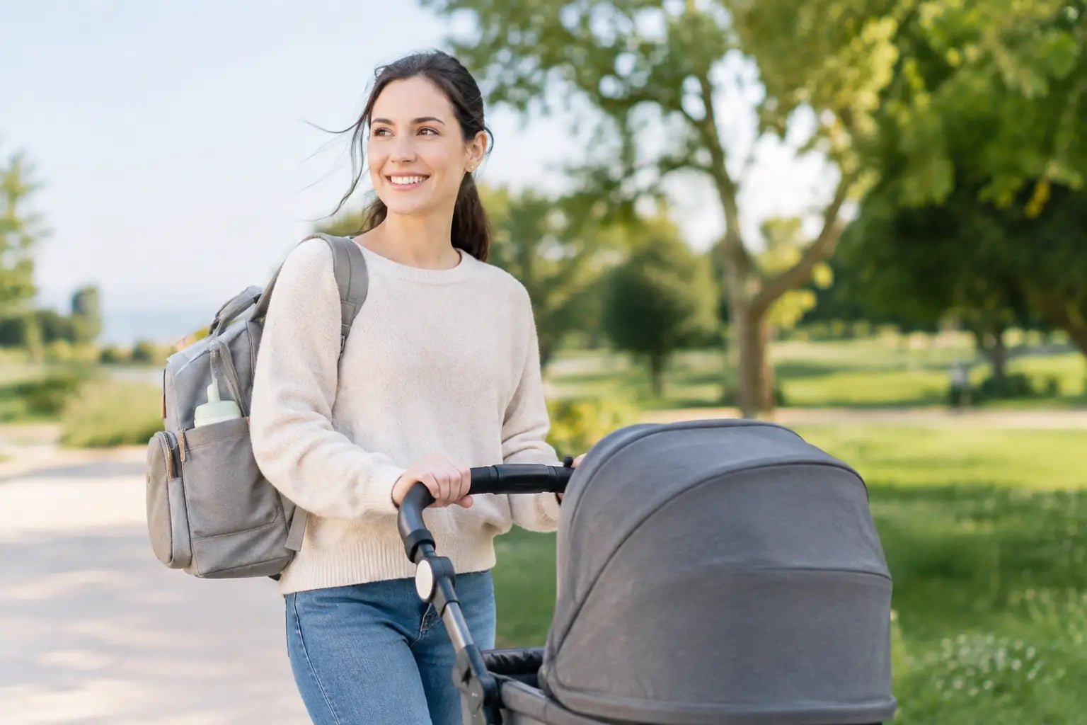 Paseo bebé sin prisas y con todo a mano - BEBABI
