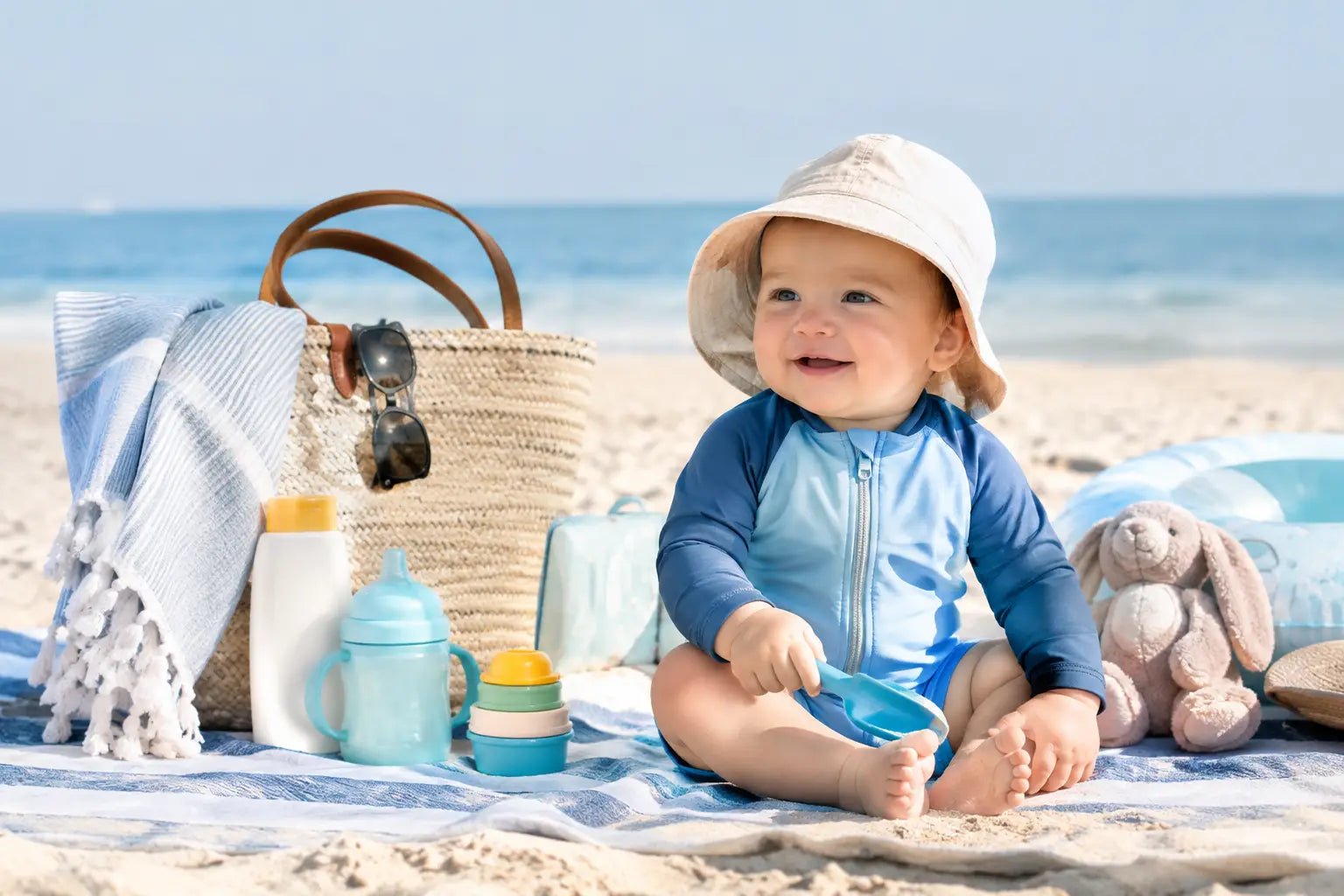 Qué llevar a la playa con bebés: lista útil - BEBABI