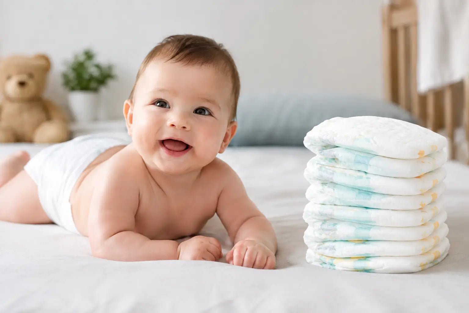 Qué talla de pañal comprar según el peso del bebé - BEBABI
