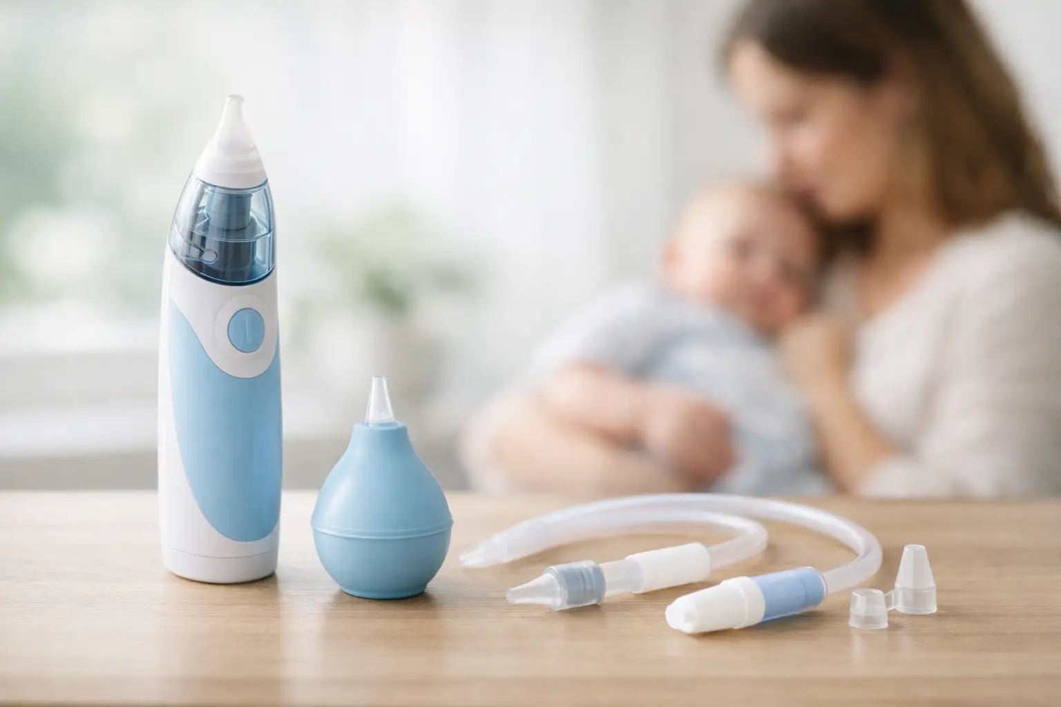 Reseña aspirador nasal para elegir con calma - BEBABI