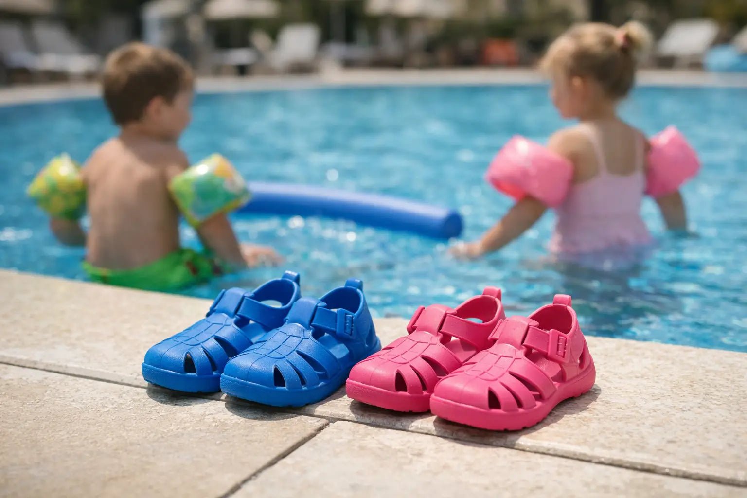 Zapatillas cangrejeras niños piscina: cómo elegir - BEBABI
