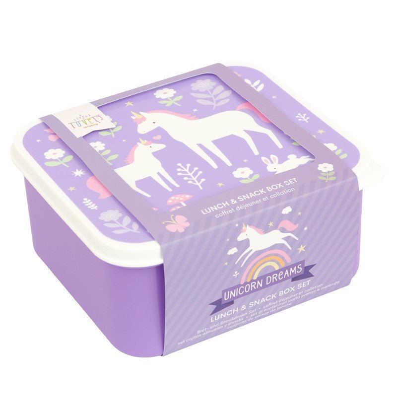 4 Cajitas de almuerzo Unicorn Dreams - MINI MUNDO
