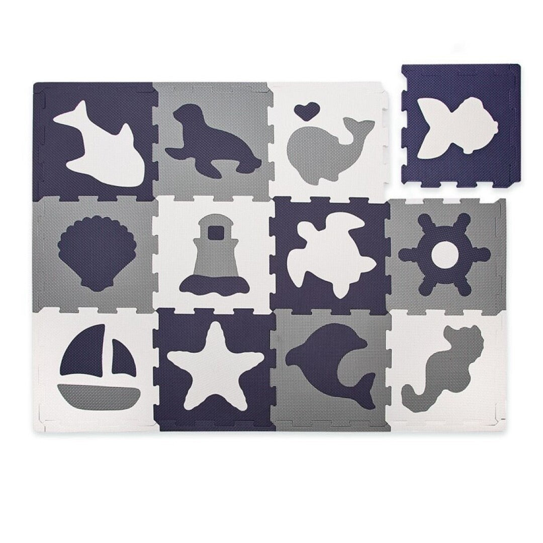 ALFOMBRA PUZLE OCEAN 120X90 - MINI MUNDO