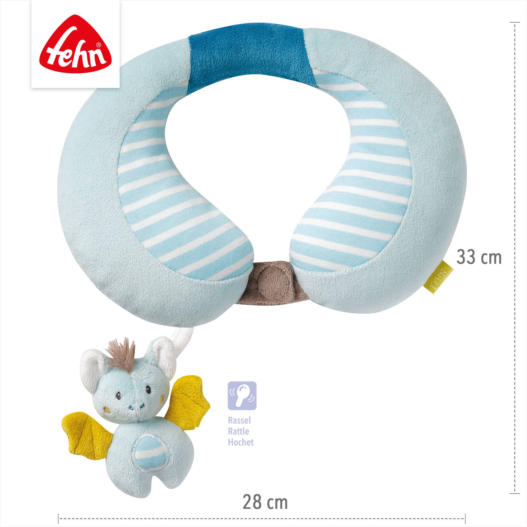 Almohada de viaje - murciélago - MINI MUNDO