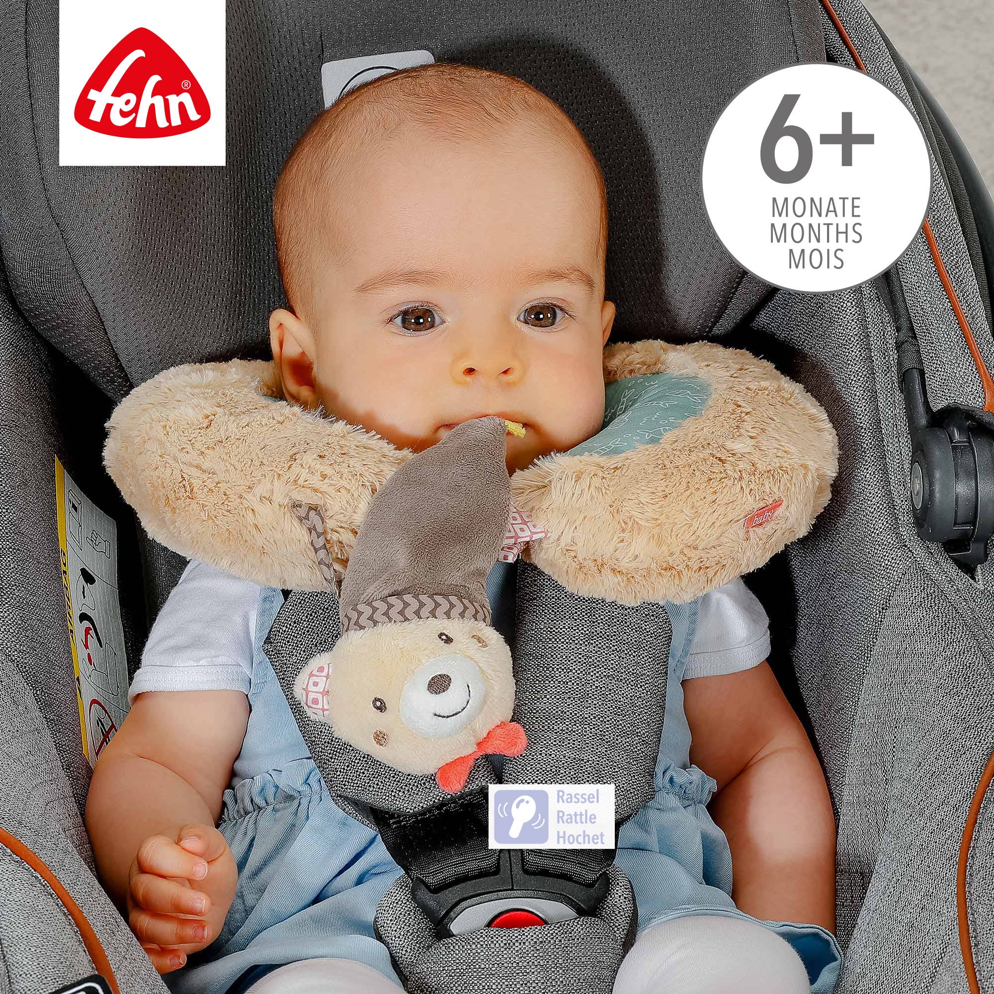 Almohada de viaje - oso - MINI MUNDO