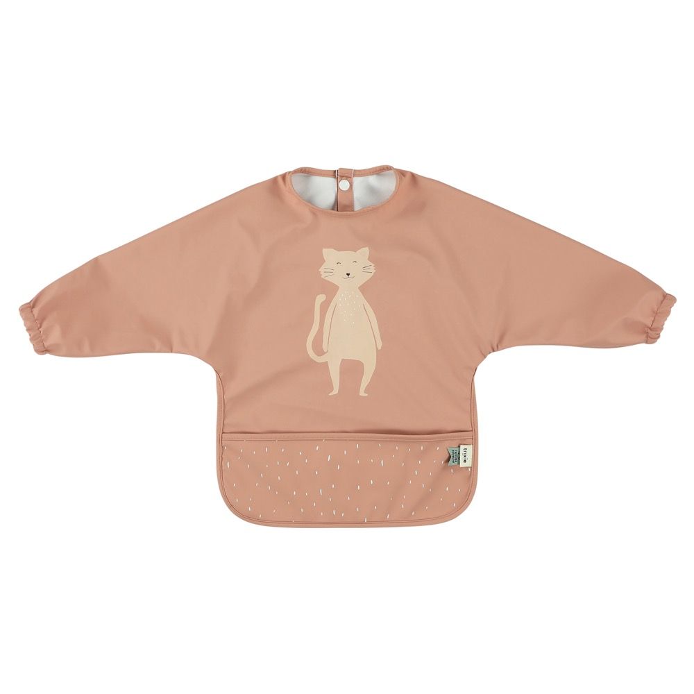 Babero con mangas - Mrs. Cat - MINI MUNDO