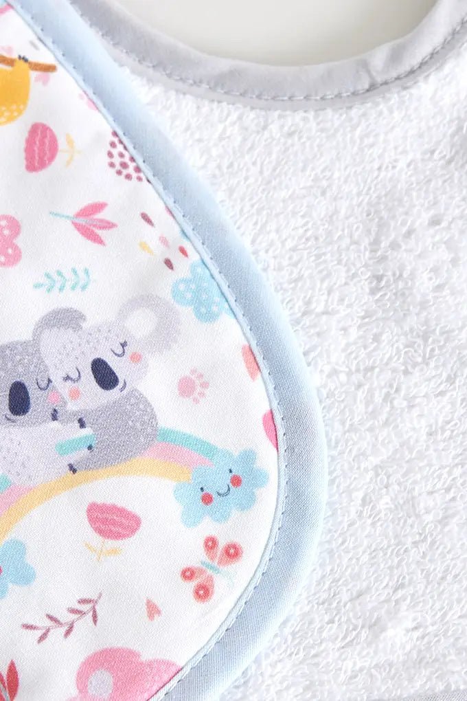 Babero de rizo rectangular - koalas (6 piezas) - MINI MUNDO