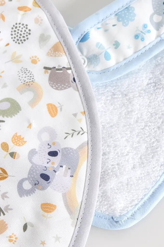 Babero de rizo tipo bandana - koalas (6 piezas) - MINI MUNDO