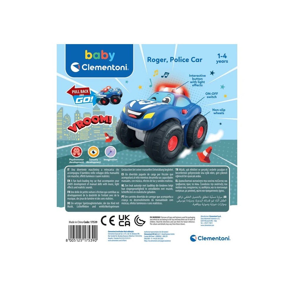 BABY CLEMENTONI - COCHE POLICIA - MINI MUNDO