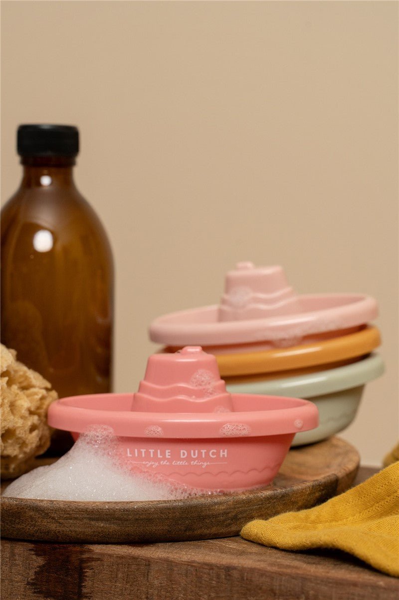 BARCOS ROSAS PARA EL BAÑO LITTLE DUTCH - MINI MUNDO