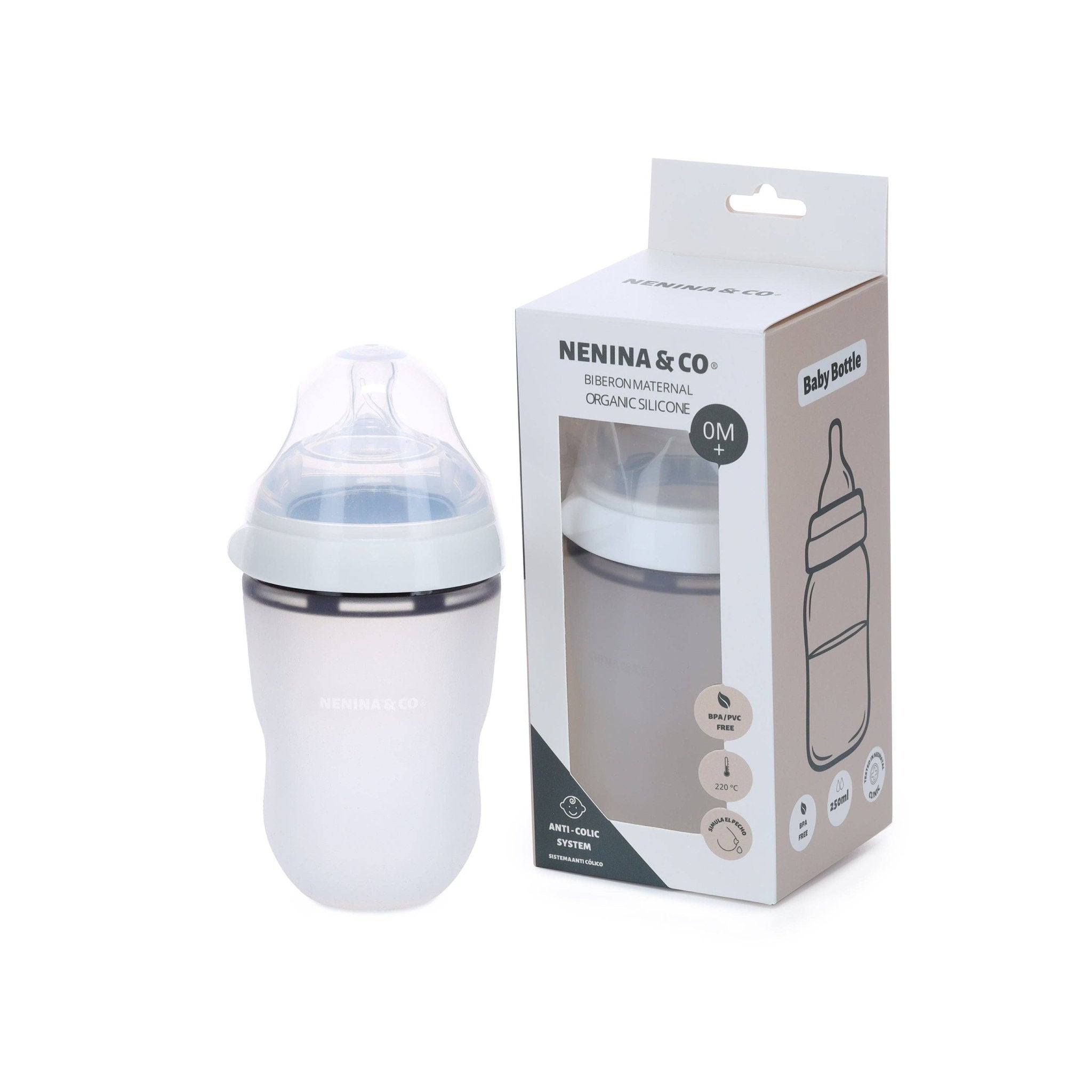 Biberon blanco - Nenina & Co - MINI MUNDO