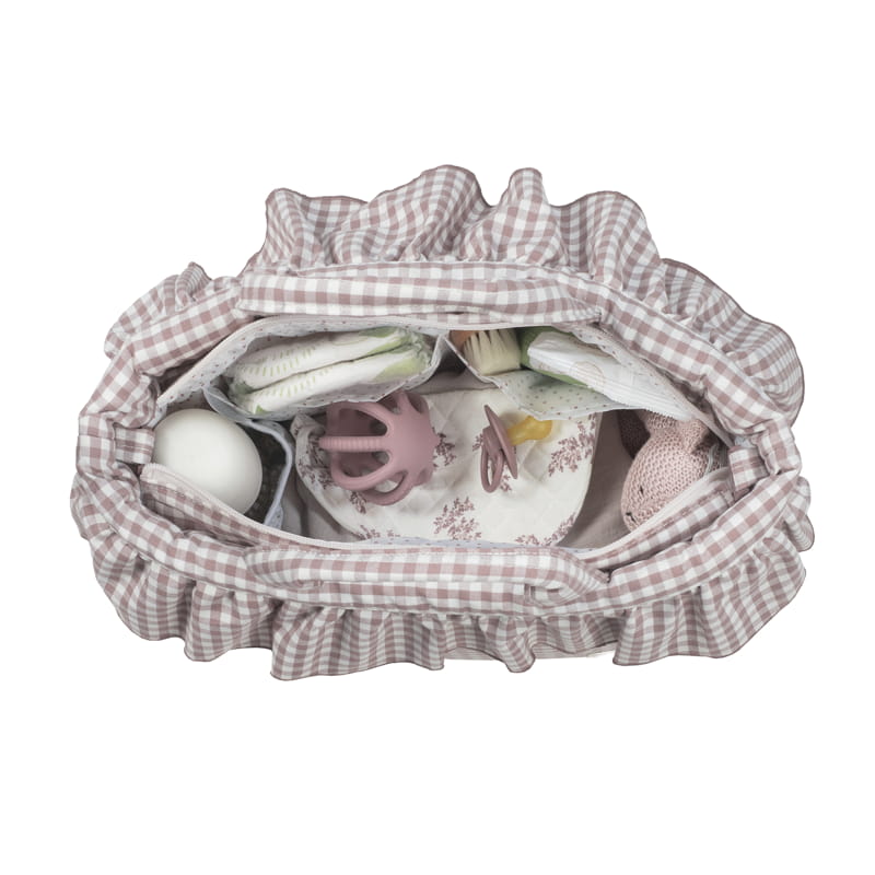 BOLSO CAMBIADOR PRALINÉ VICHY MOKA - BEBABI