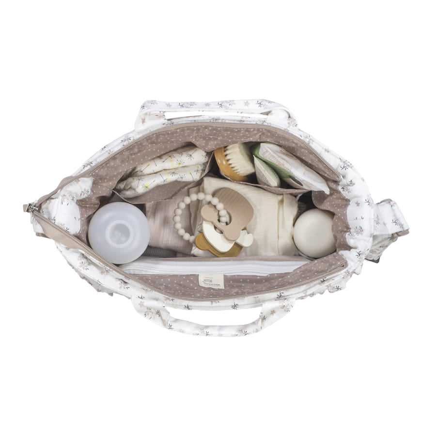 Bolso Cambiador Walking Mum Botton Floral con Cambiador - BEBABI