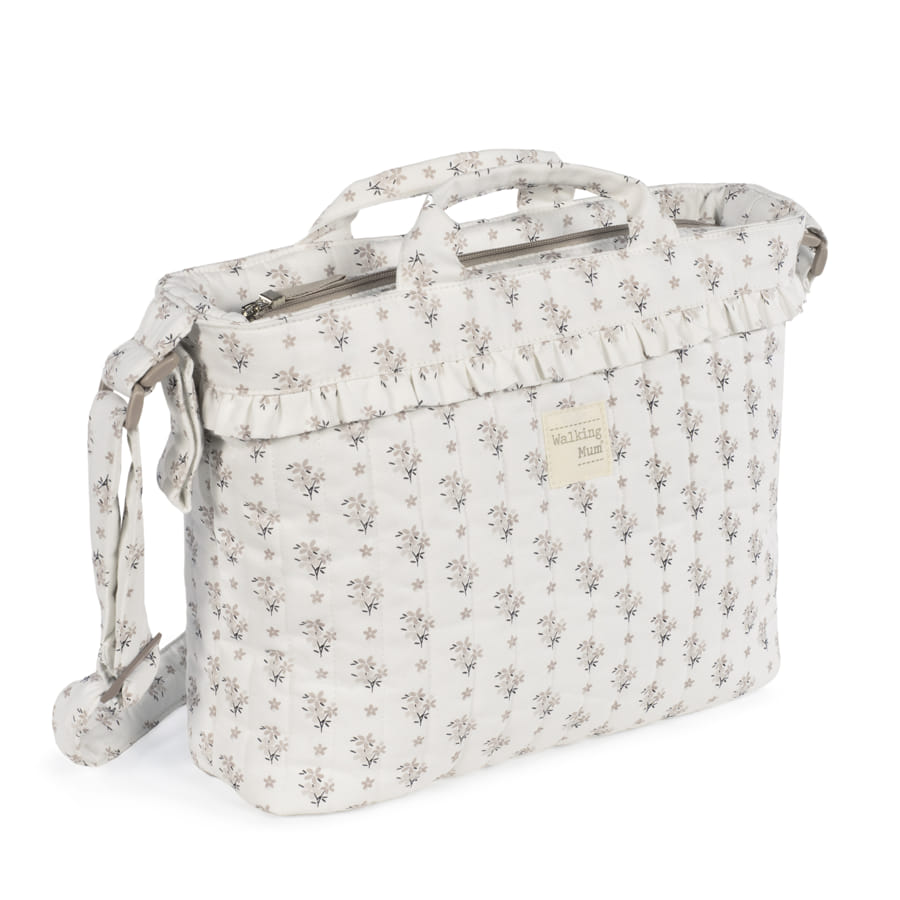 Bolso Cambiador Walking Mum Botton Floral con Cambiador - BEBABI