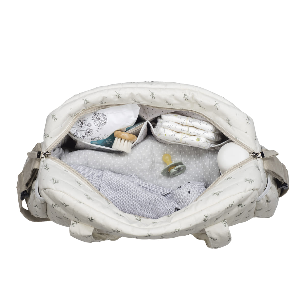 Bolso Cambiador Walking Mum Mimosa Verde con Cambiador - BEBABI