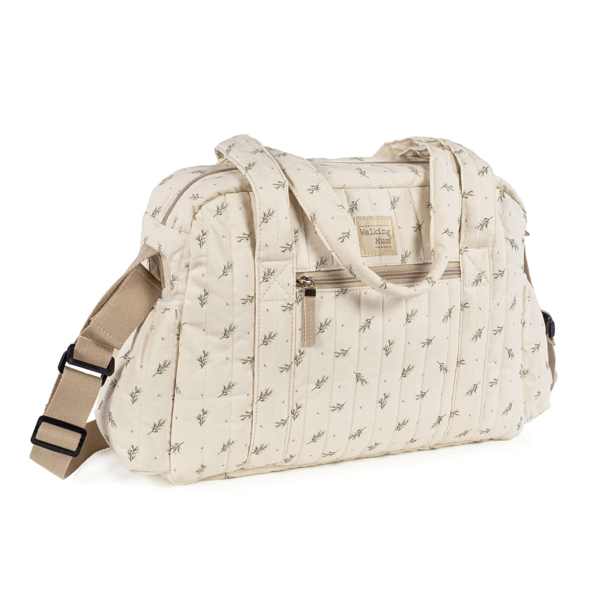 Bolso Cambiador Walking Mum Mimosa Verde con Cambiador - BEBABI