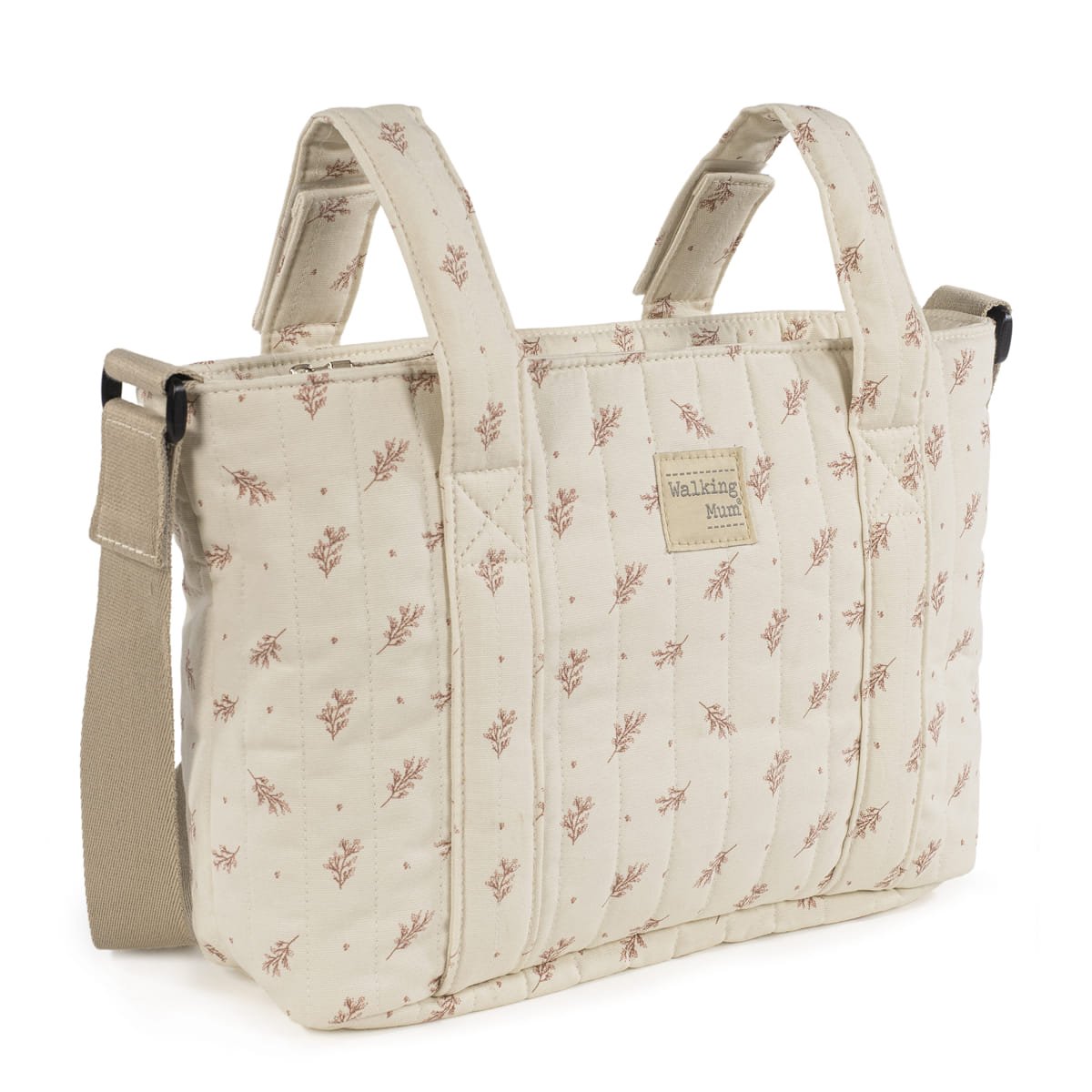 Bolso Crossbody Walking Mum Mimosa Rosa con Cambiador - BEBABI