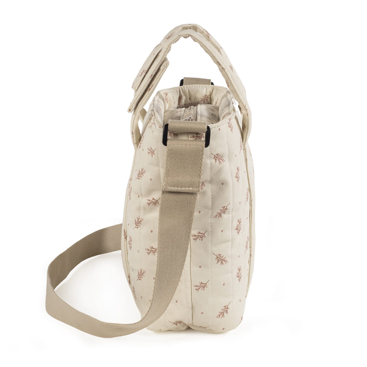Bolso Crossbody Walking Mum Mimosa Rosa con Cambiador - BEBABI