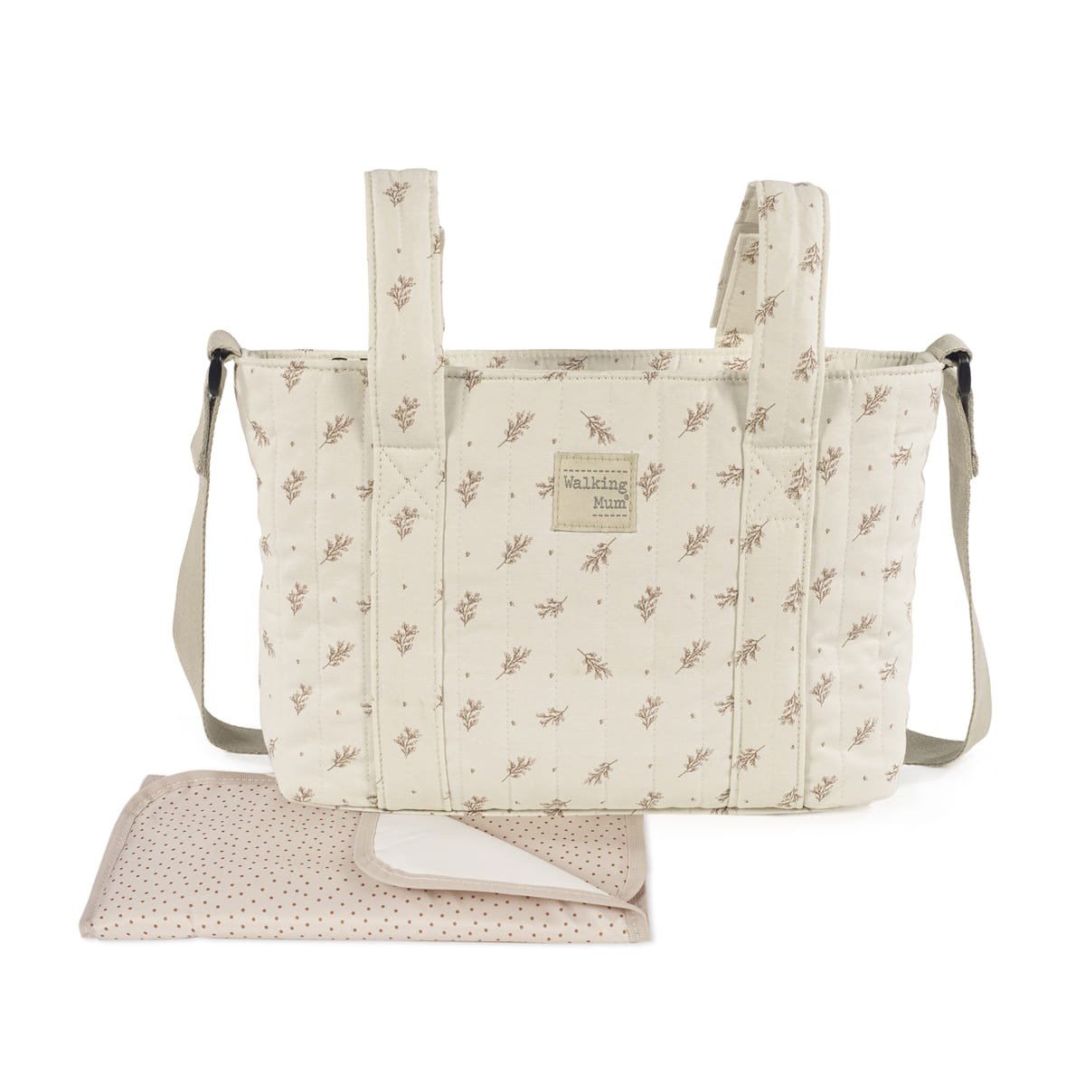 Bolso Crossbody Walking Mum Mimosa Rosa con Cambiador - BEBABI
