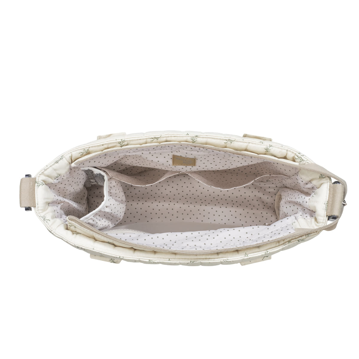 Bolso Crossbody Walking Mum Mimosa Verde con Cambiador - BEBABI