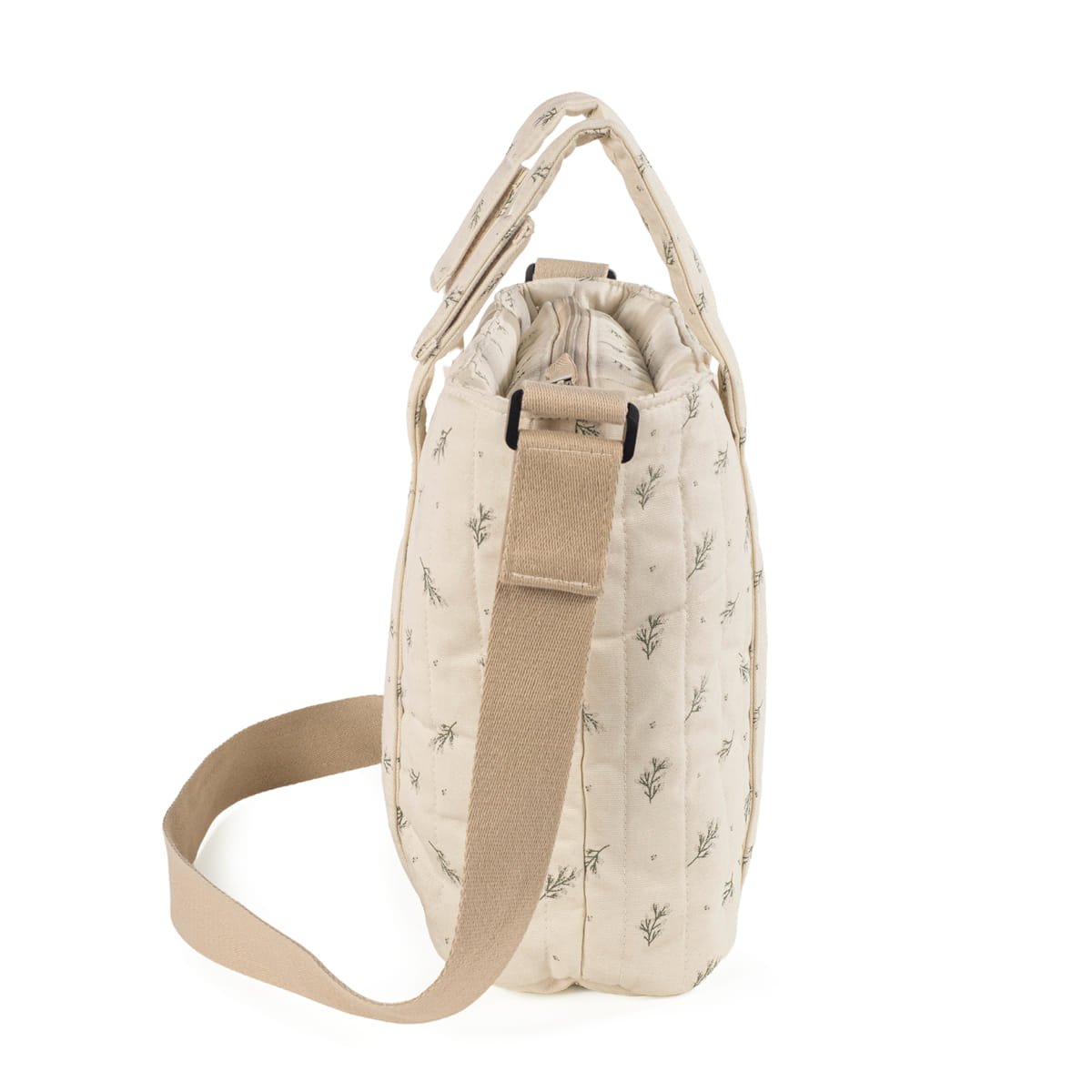 Bolso Crossbody Walking Mum Mimosa Verde con Cambiador - BEBABI