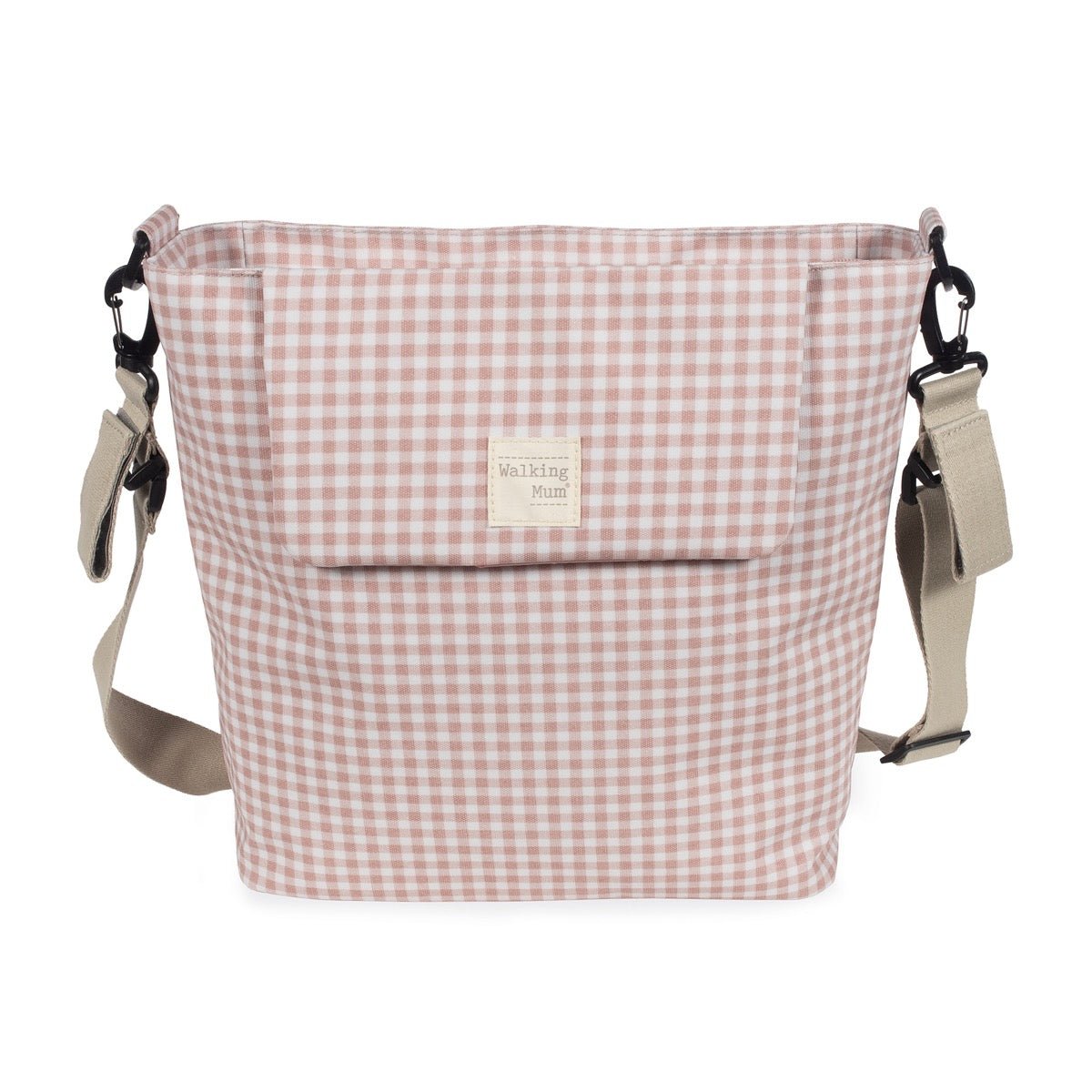 Bolso Walking Mum I Love Vichy Rosa - BEBABI
