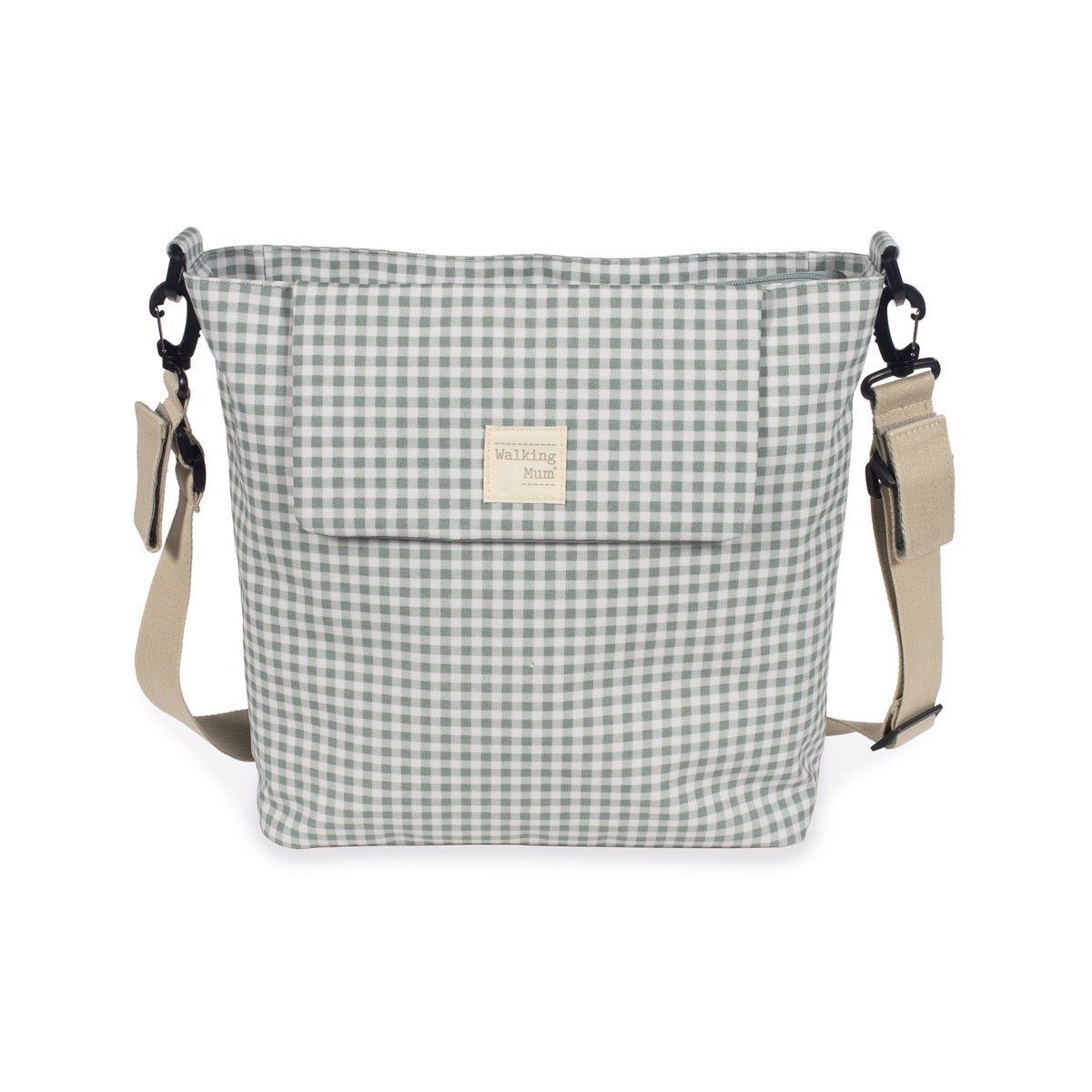 Bolso Walking Mum I Love Vichy Verde - BEBABI