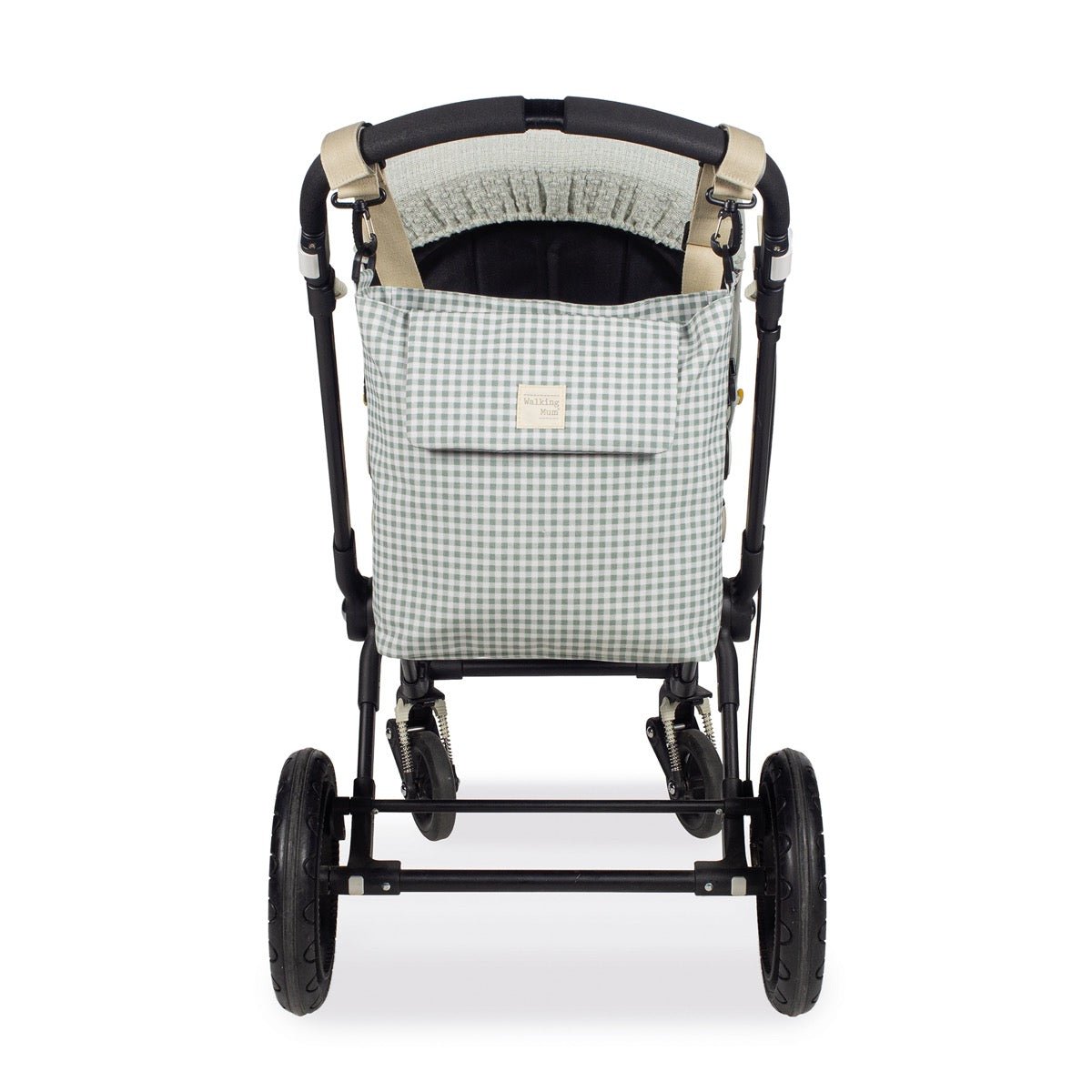 Bolso Walking Mum I Love Vichy Verde - BEBABI
