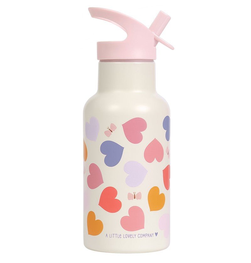 BOTELLA ACERO 350 ML CORAZÓNES - BEBABI