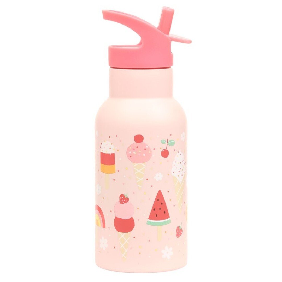 BOTELLA ACERO 350 ML HELADOS - MINI MUNDO