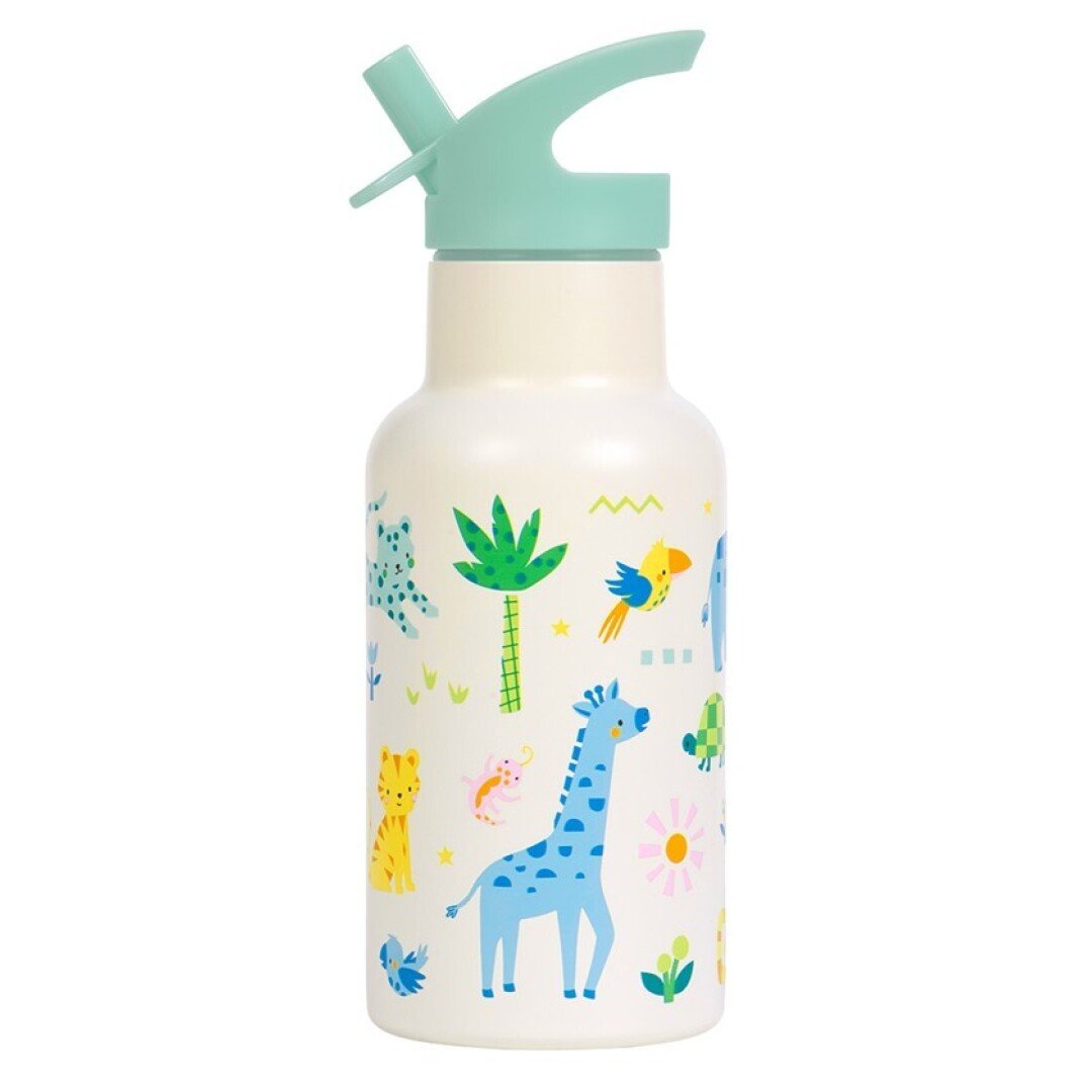 BOTELLA ACERO 350 ML JUNGLA - BEBABI