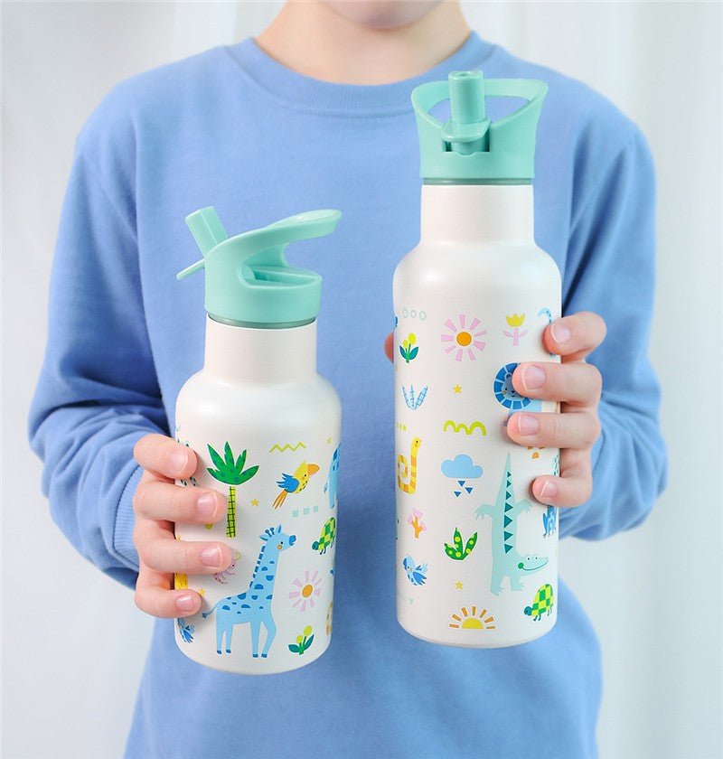 BOTELLA ACERO 350 ML JUNGLA - BEBABI
