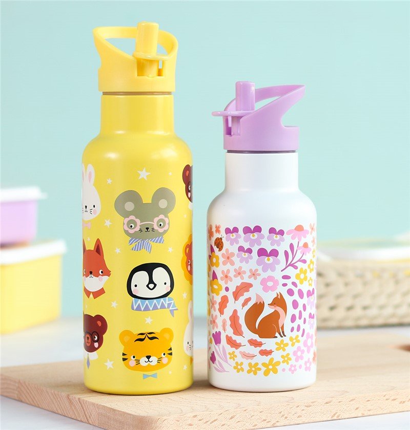 BOTELLA ACERO 500 ML ANIMALES - MINI MUNDO