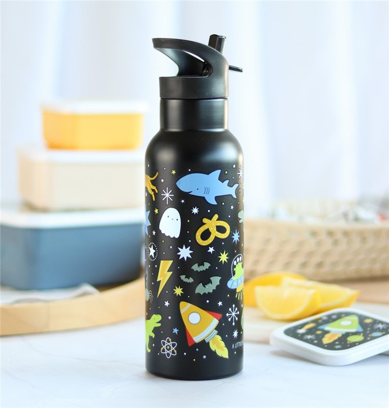 BOTELLA ACERO 500 ML GALAXY - MINI MUNDO