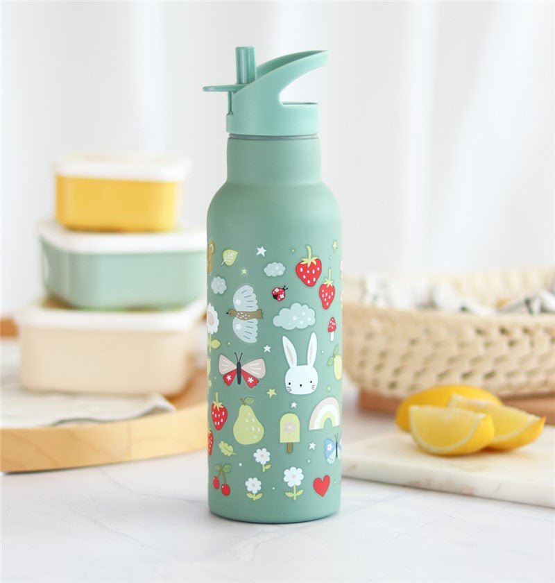 BOTELLA ACERO 500 ML NATURALEZA - MINI MUNDO
