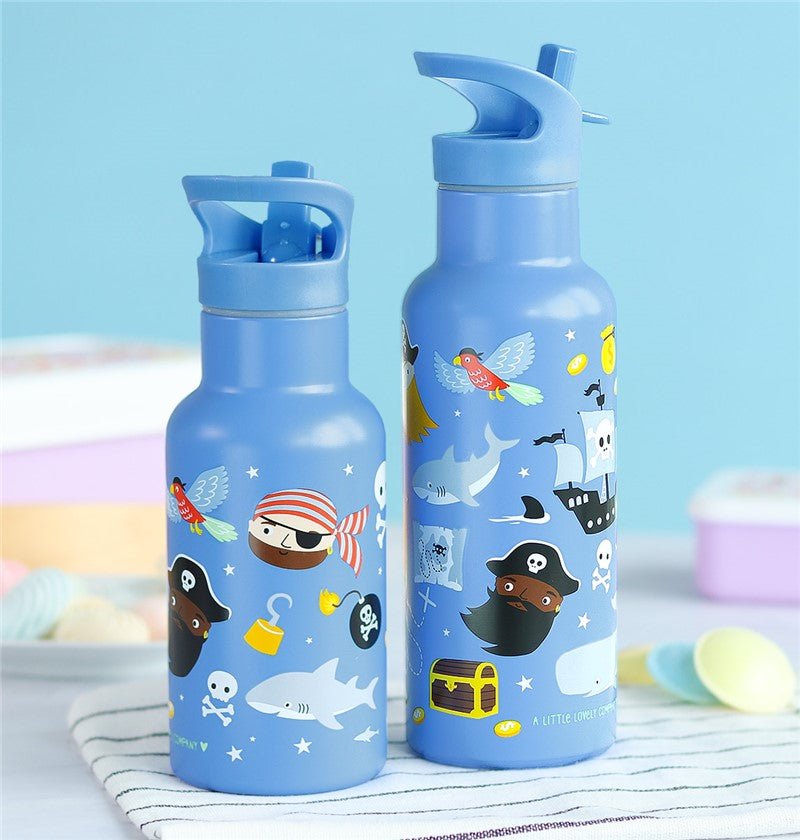 BOTELLA ACERO 500 ML PIRATAS - MINI MUNDO
