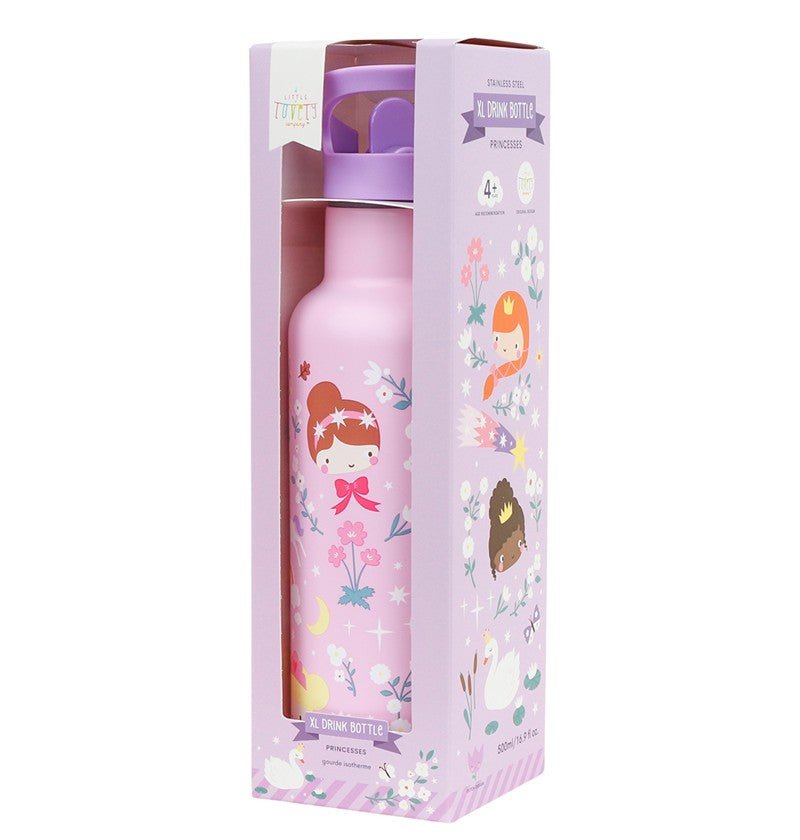 BOTELLA ACERO 500 ML PRINCESAS - BEBABI