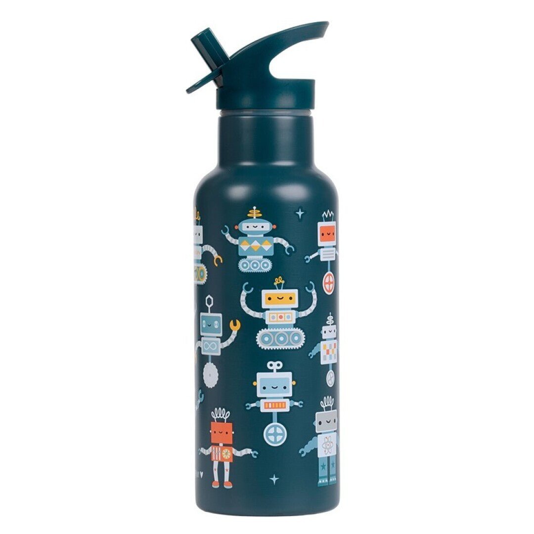 BOTELLA ACERO 500 ML ROBOTS - BEBABI