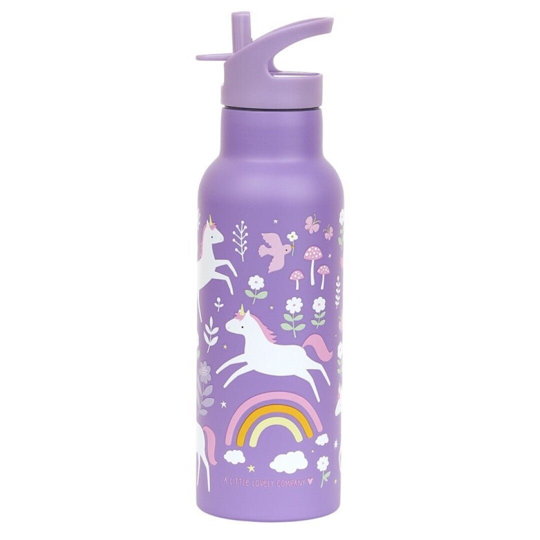 BOTELLA ACERO 500 ML UNICORNIOS - MINI MUNDO