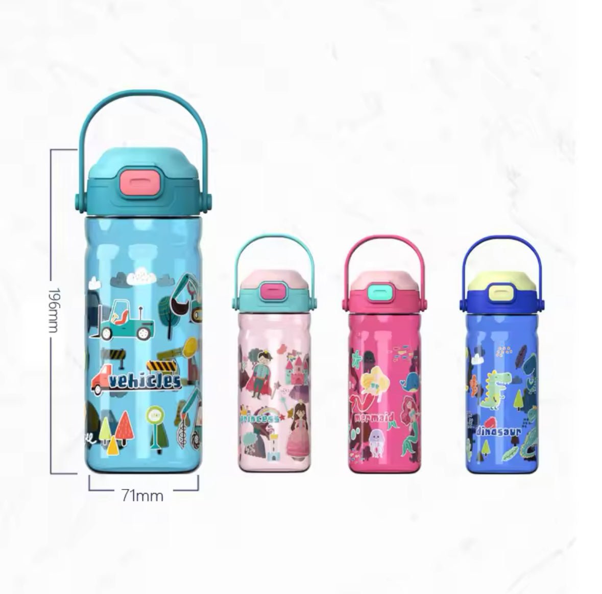 Botella cantimplora infantil 550ml - MINI MUNDO