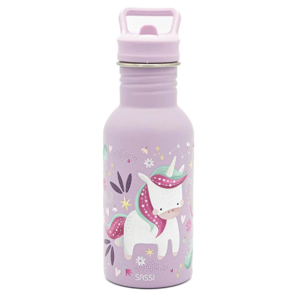 Botella de Acero Inoxidable Sassi Unicornio 500 ml - BEBABI