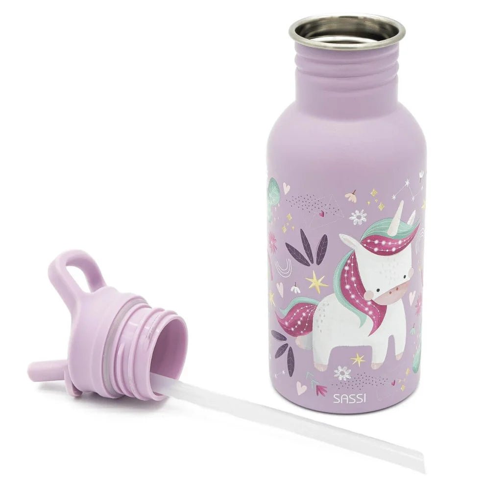 Botella de Acero Inoxidable Sassi Unicornio 500 ml - BEBABI